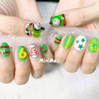 機関車トーマスのネイルデザイン ネイルブック