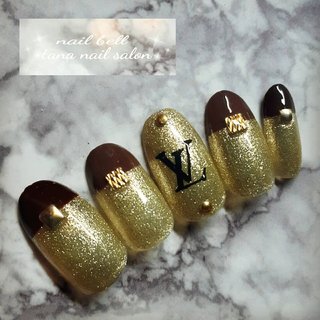 ブランド柄/＃ルイヴィトンのネイルデザイン｜ネイルブック