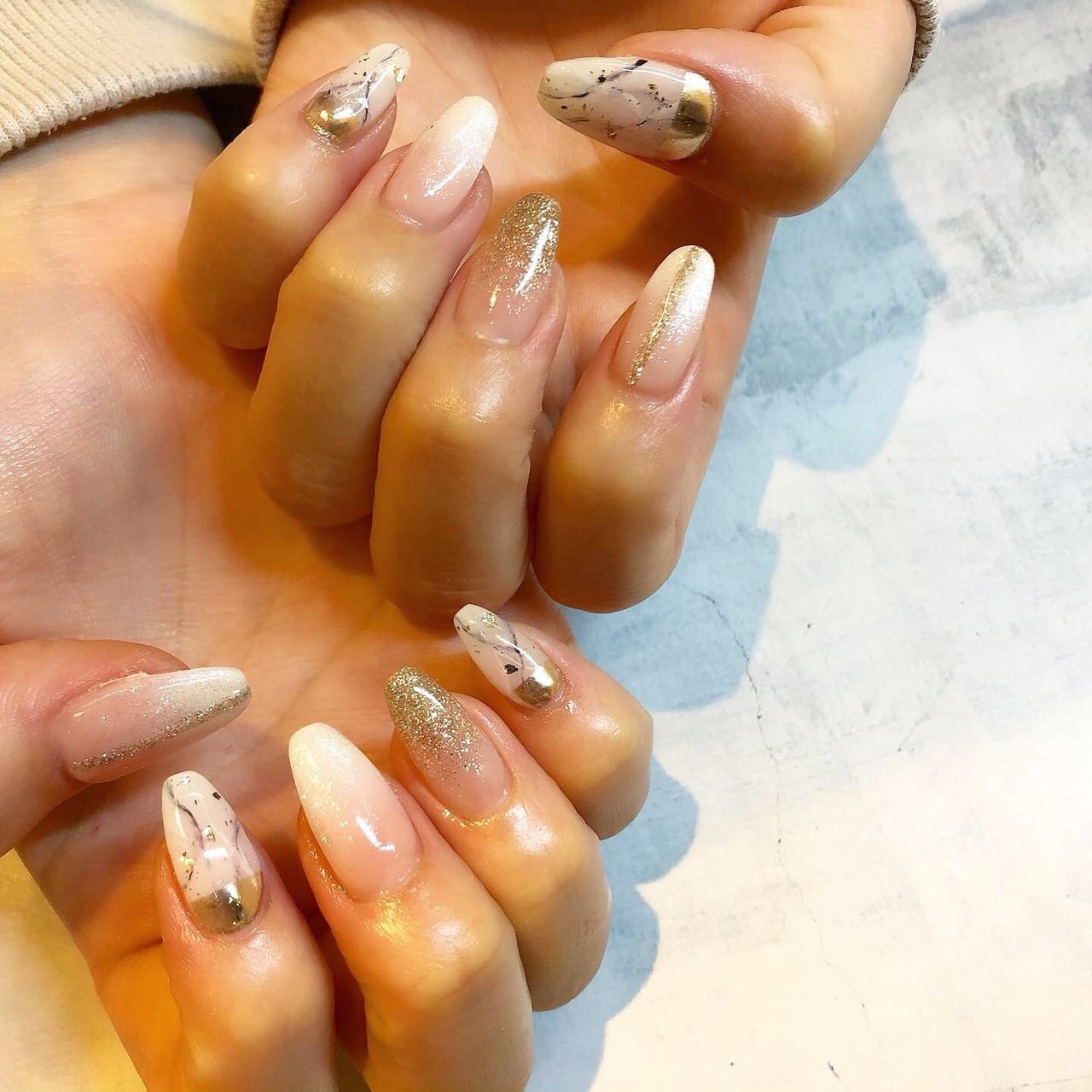 冬 オールシーズン デート 女子会 ハンド Malisa Nail Mariyaのネイルデザイン No ネイルブック