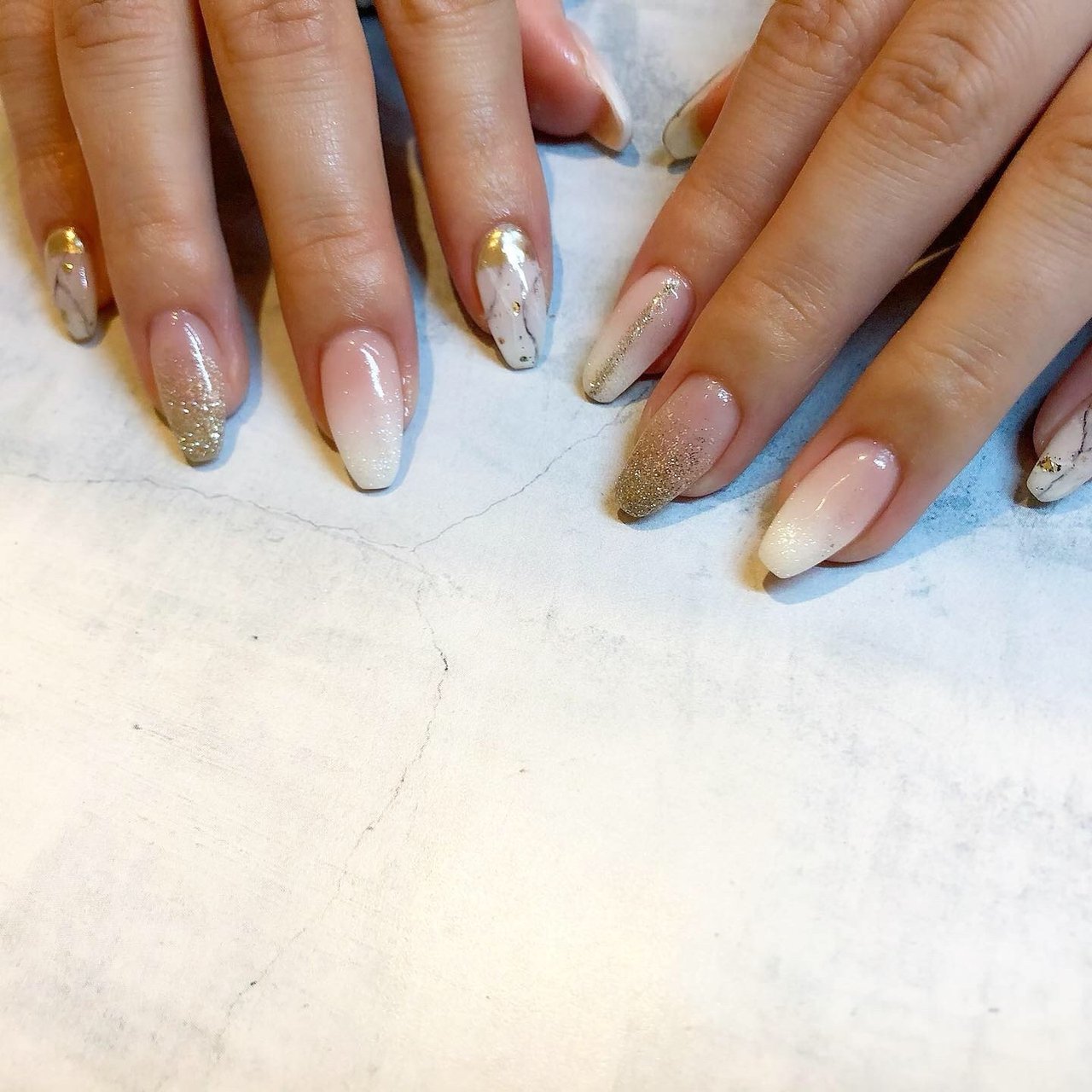 冬 オールシーズン デート 女子会 ハンド Malisa Nail Mariyaのネイルデザイン No ネイルブック