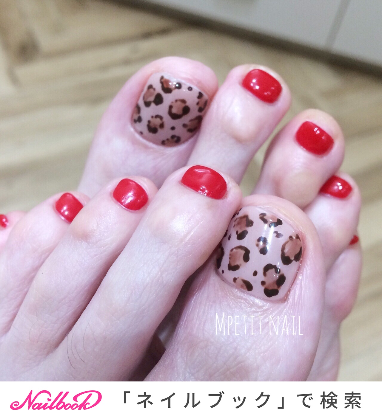 夏 ボルドー ペディキュアのネイルデザイン ネイルブック