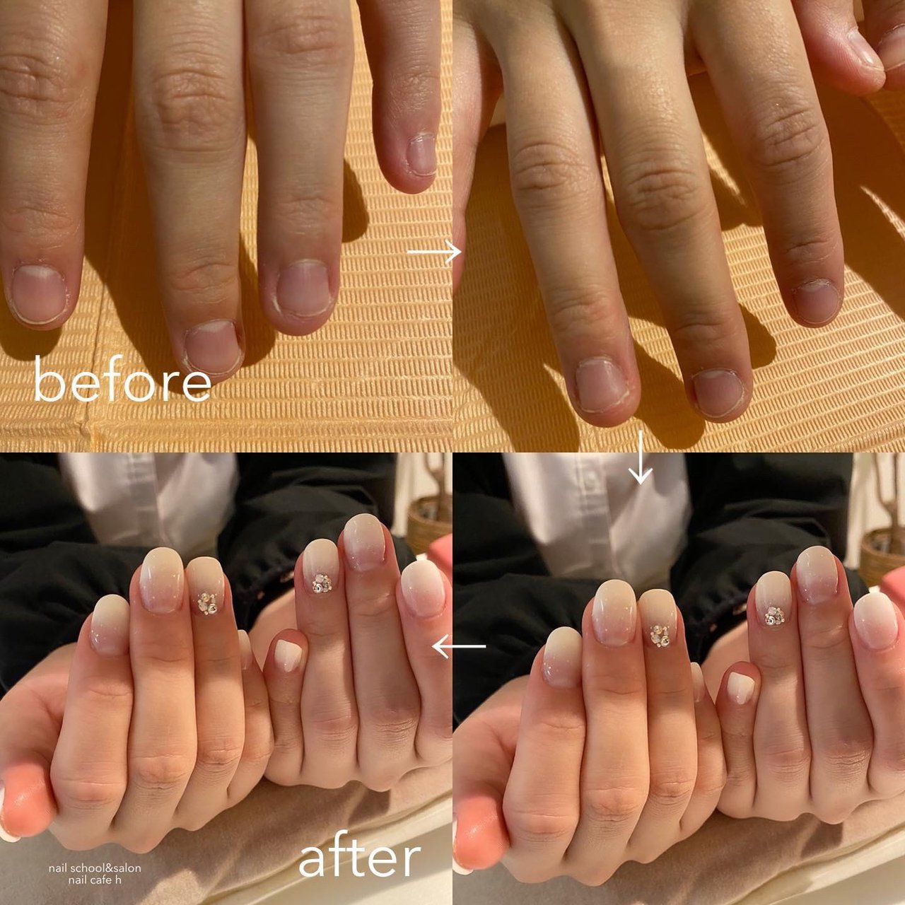 冬 オールシーズン クリスマス オフィス ハンド Nail School Salon Nail Cafe Hのネイルデザイン No ネイルブック