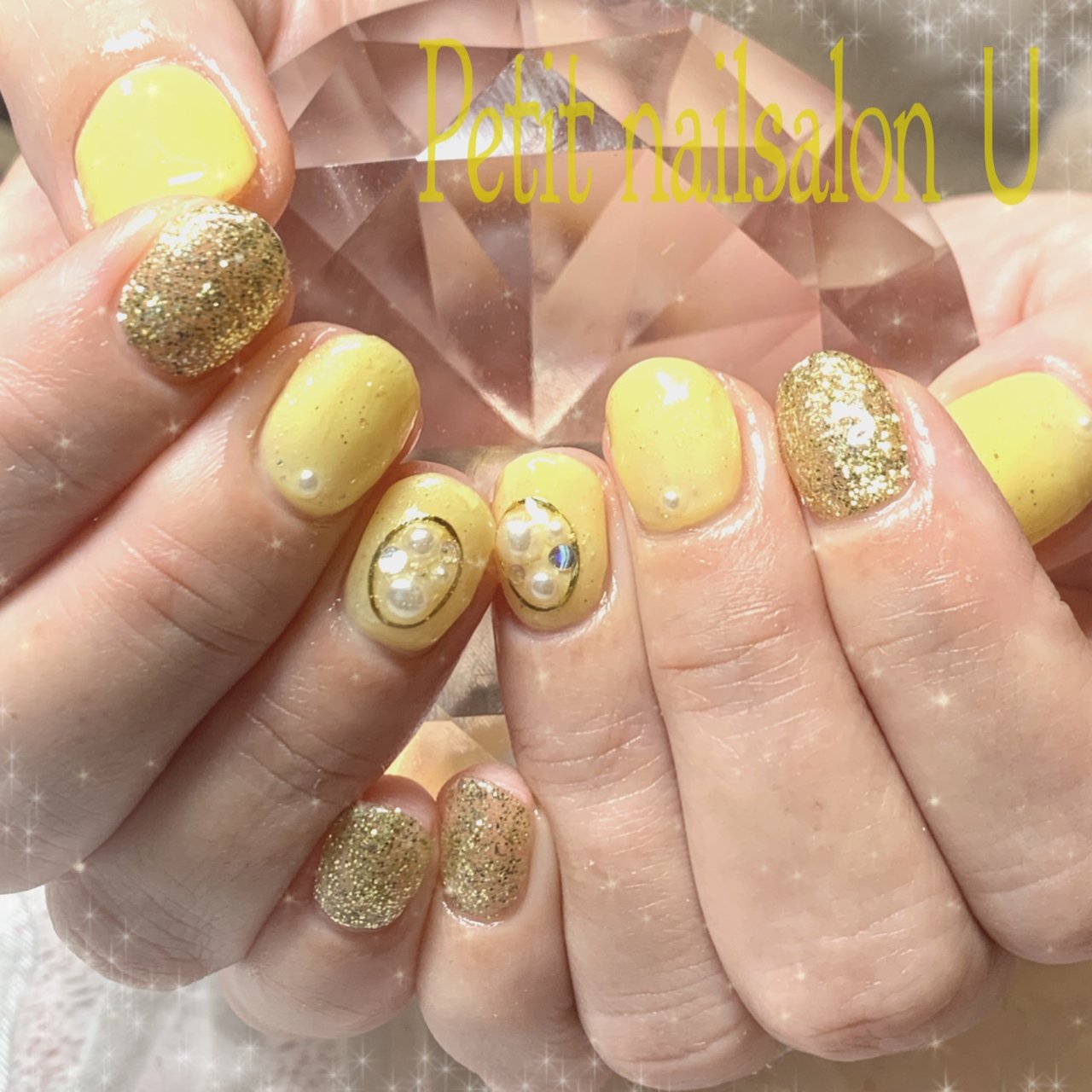 オールシーズン オフィス ハンド イエロー ゴールド ｕ Koのネイルデザイン No ネイルブック