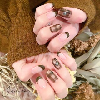 おすすめ順 ブラック 黒 茶系のネイルデザイン ネイルブック