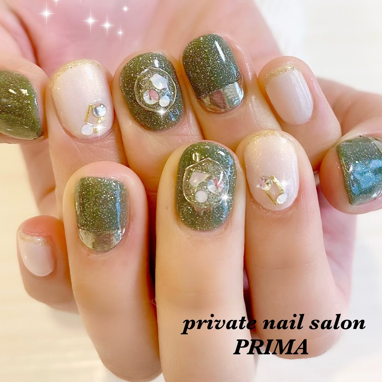 冬 パーティー デート 女子会 ハンド Prima Private Nail Salon のネイルデザイン No 558 ネイルブック