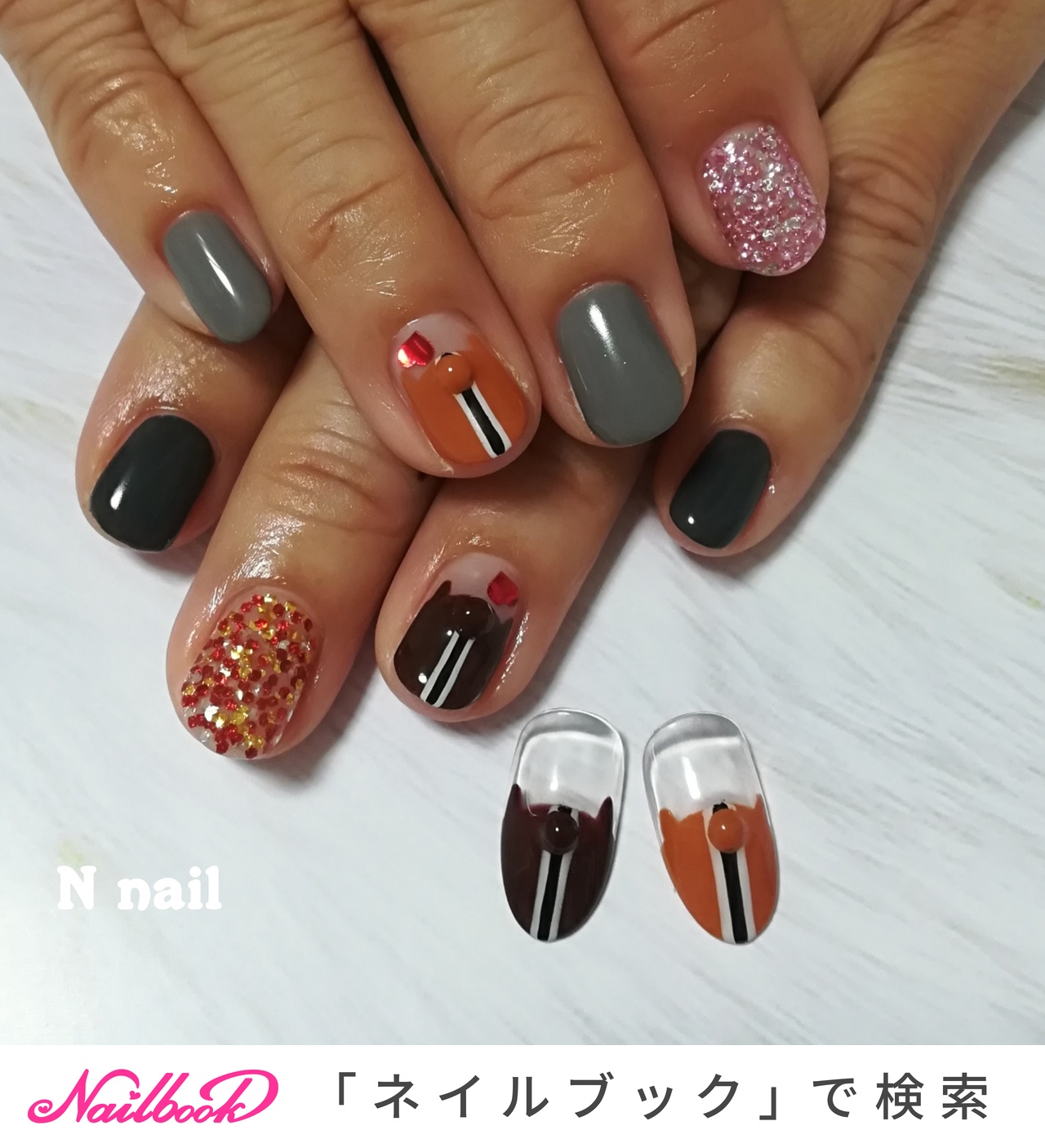 ディズニーおしりネイルのネイルデザイン ネイルブック