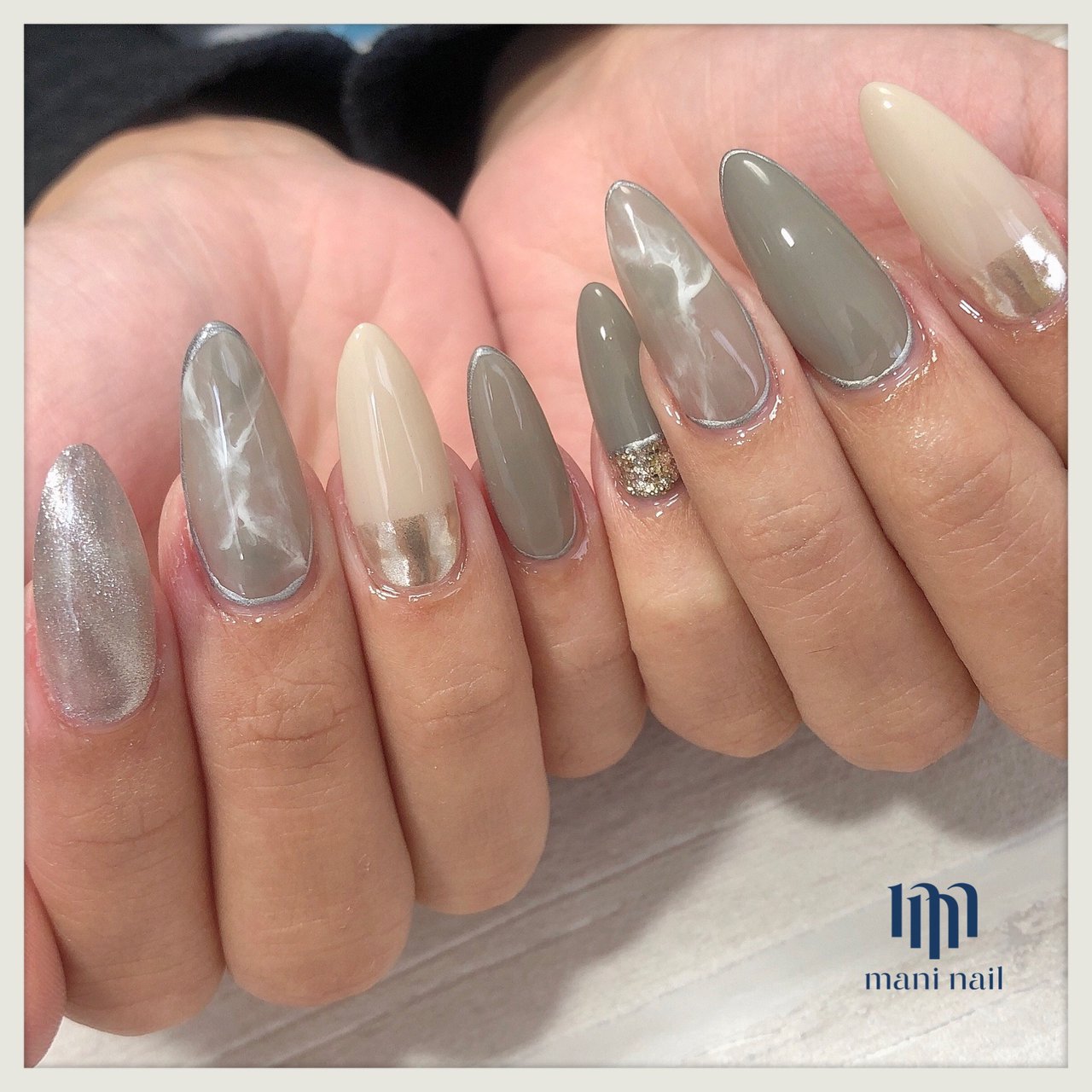 冬 旅行 ハンド ニュアンス マグネット Maninall Care京都店のネイルデザイン No ネイルブック