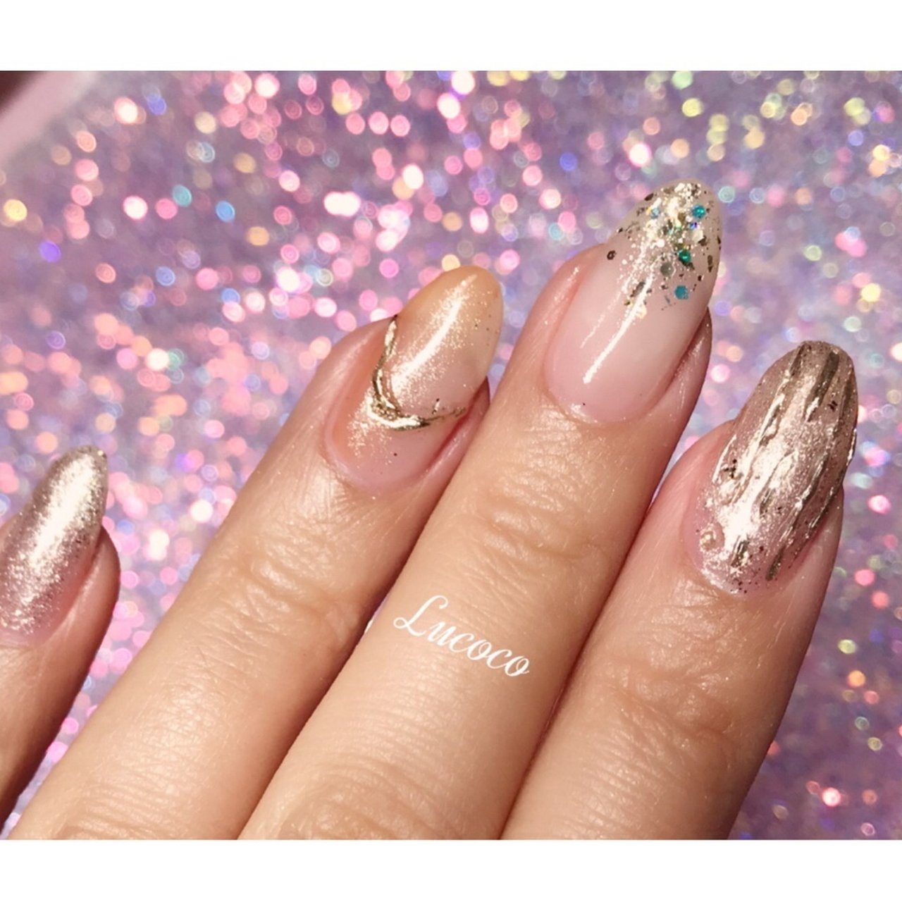 国内在庫 No 2 ベージュ ゴールド 定番シンプルネイル ネイルチップ 付け爪 Www Cognitiva La