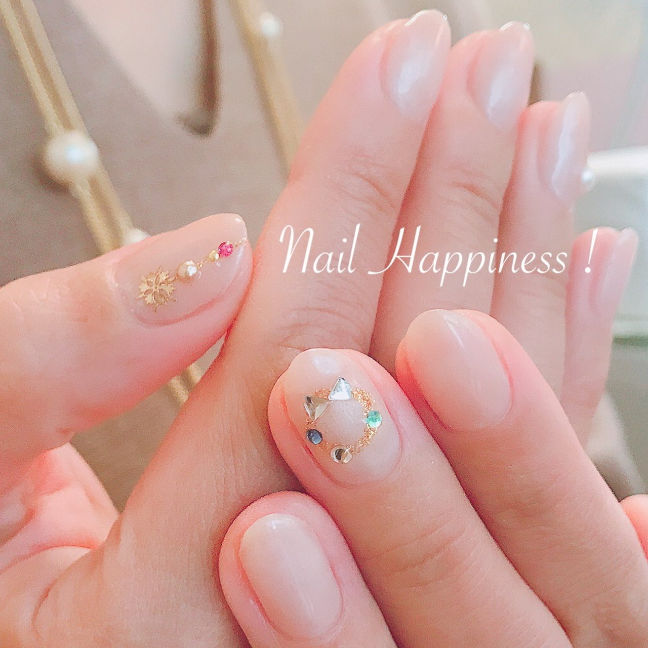 冬 クリスマス オフィス パーティー シンプル Nail Happiness ネイルハピネス ささきまきのネイル デザイン No ネイルブック