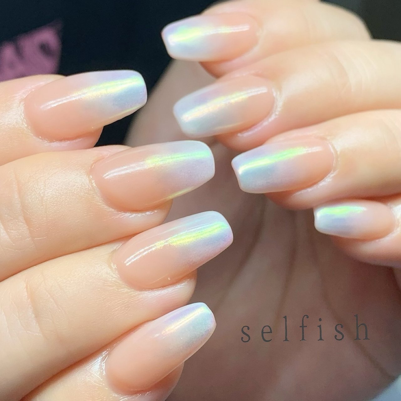 オールシーズン ハンド グラデーション ワンカラー ミディアム トータルビューティーサロン Selfish越谷のネイル デザイン No ネイルブック