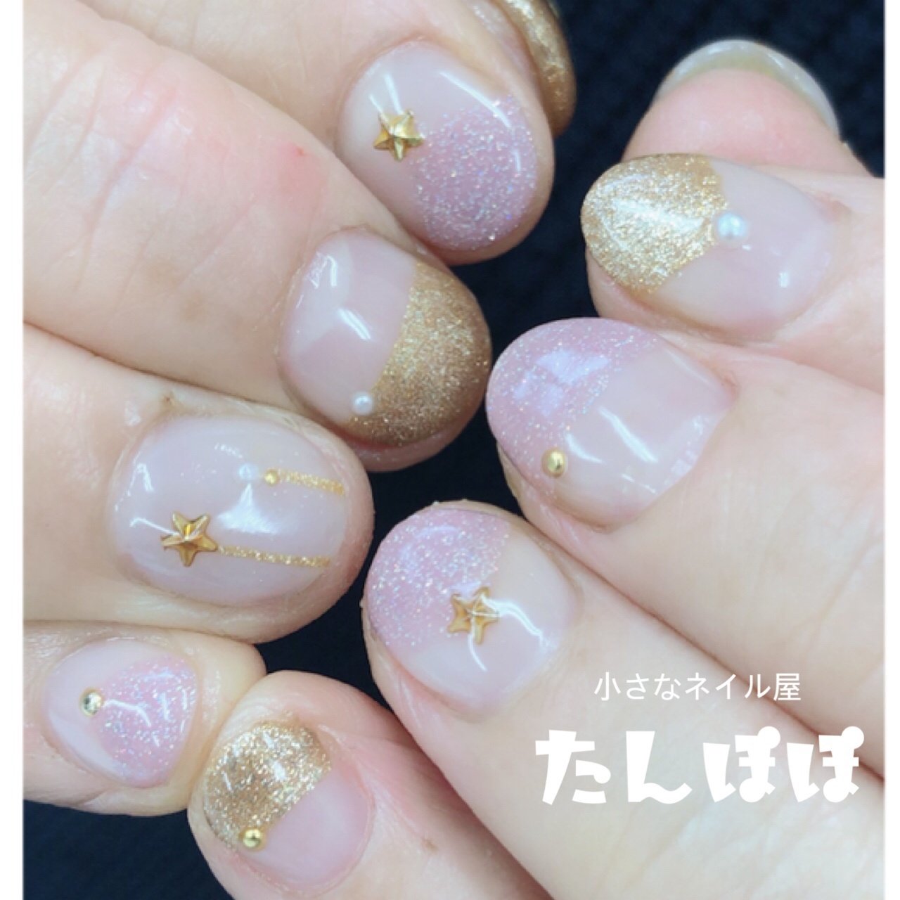 秋 冬 クリスマス オフィス シンプル 小さなネイル屋𖤣𖥧𖥣 たんぽぽのネイルデザイン No ネイルブック
