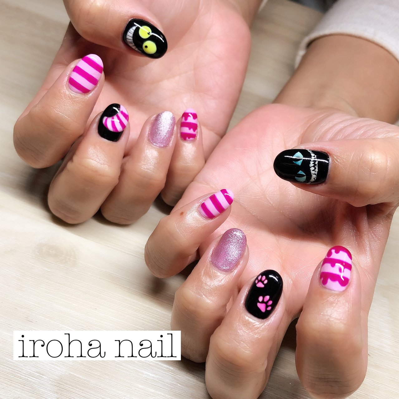 オールシーズン ハロウィン 女子会 ハンド キャラクター Iroha Nail Neのネイルデザイン No ネイルブック