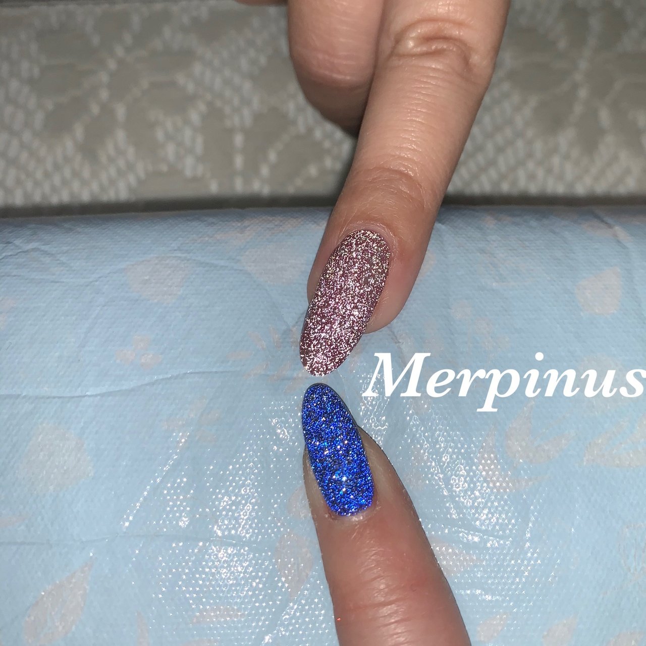 オールシーズン ハンド ラメ ワンカラー ロング Merpinus マピナス のネイルデザイン No ネイルブック