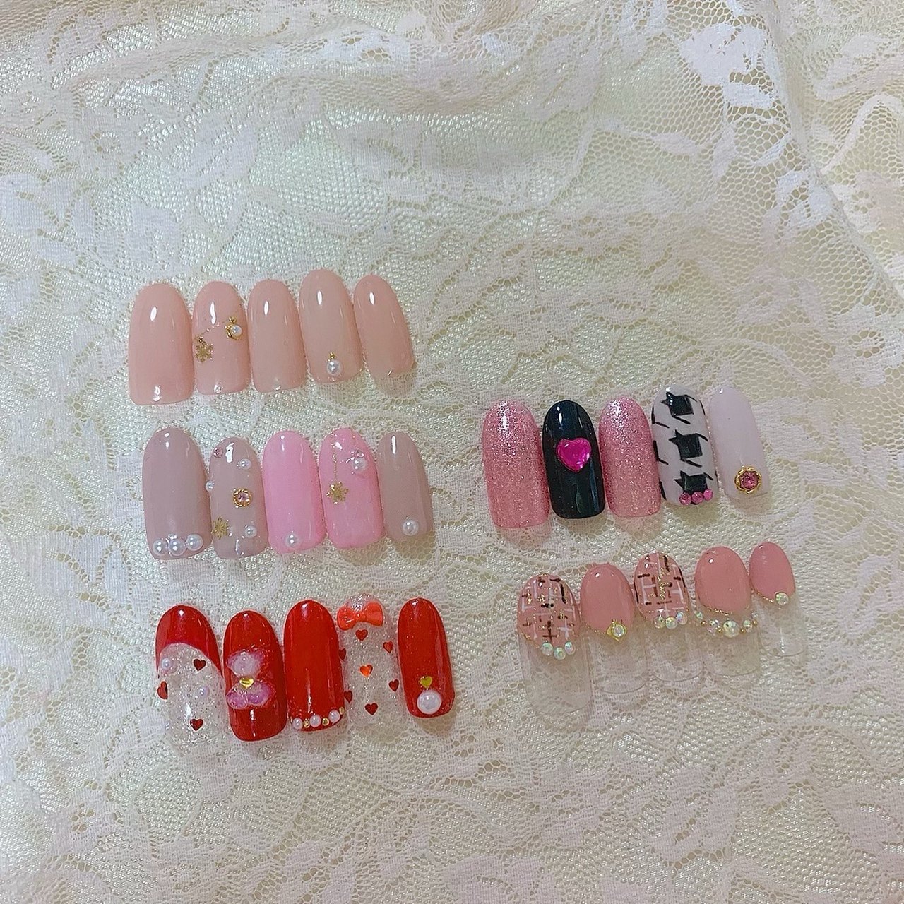 冬 オールシーズン クリスマス オフィス ハンド Allure08のネイルデザイン No ネイルブック