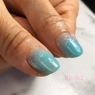 #佐賀ネイル﻿ #グラデーション #シンプルネイル#クリアネイル #マットクリアネイル #フォルム形成 #自爪風仕上げ #自爪育成 #オフィスネイル#ハンド #ジェル #シンプル #オールシーズン #ワンカラー #ラメ #きれいめネイル #オールシーズン #ハンド #シンプル #グラデーション #ワンカラー #ミディアム #ターコイズ #水色 #シルバー #ジェルネイル #お客様 #e_na #ネイルブック