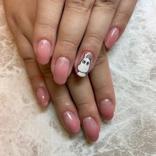 ムーミンネイルのネイルデザイン ネイルブック