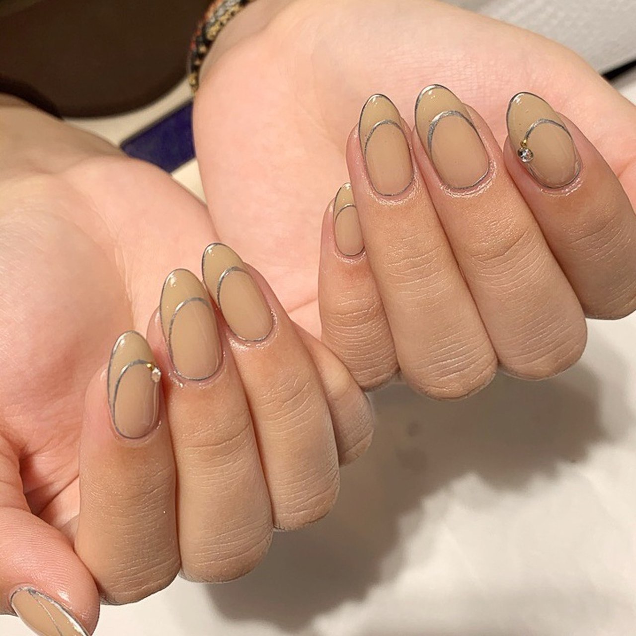 冬 オールシーズン ハンド シンプル フレンチ Mami Nail Salon Fika のネイルデザイン No ネイル ブック