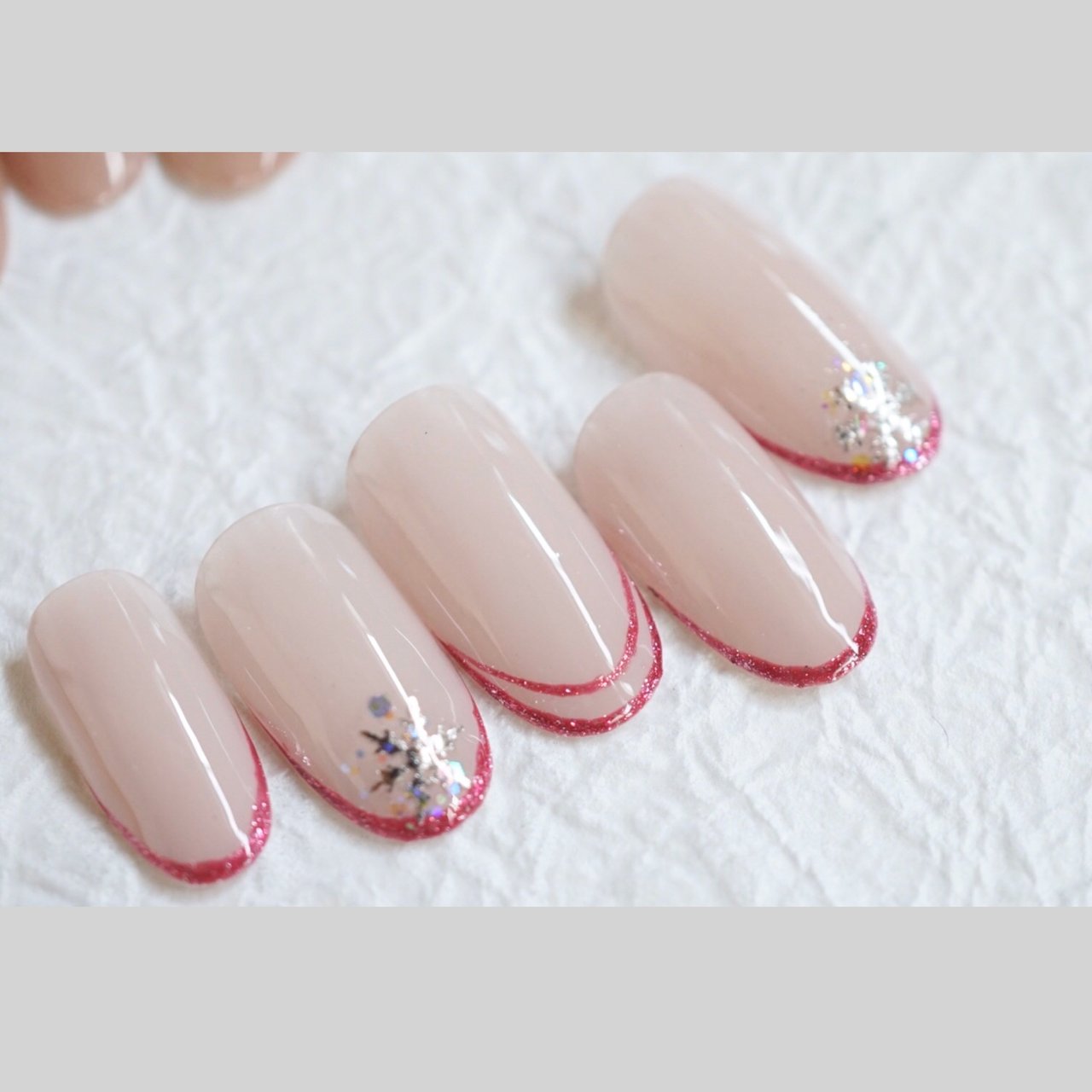 冬 お正月 クリスマス オフィス ハンド Private Nail Salon Shiroのネイルデザイン No ネイルブック