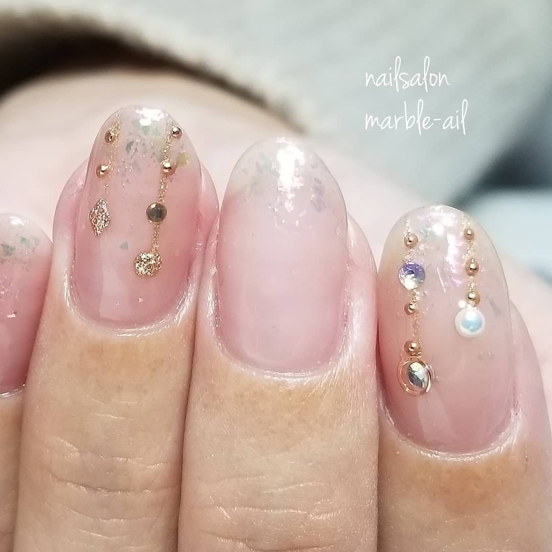 冬 オールシーズン クリスマス ハンド シンプル 葛西 マーブルアイル Nailsalon Marble Ail のネイル デザイン No ネイルブック