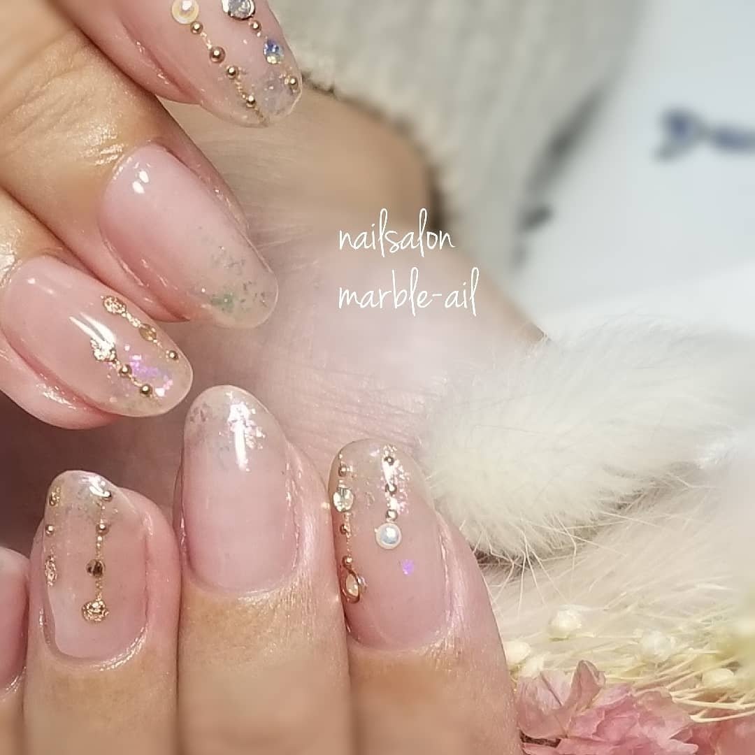 冬 オールシーズン クリスマス ハンド シンプル 葛西 マーブルアイル Nailsalon Marble Ail のネイル デザイン No ネイルブック