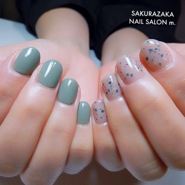 秋 冬 ハンド ワンカラー ショート 桜坂ネイルサロンm のネイルデザイン No ネイルブック