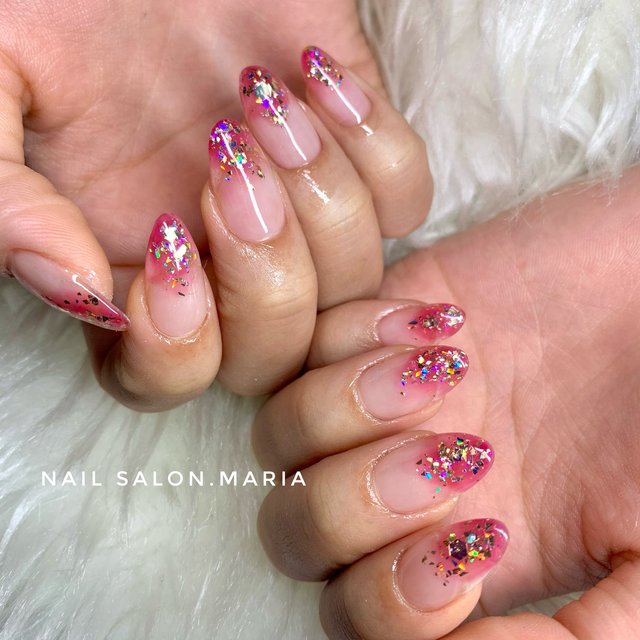 未使用】LIZLISA ネイルセット マニキュア 春ネイル ピンク 赤