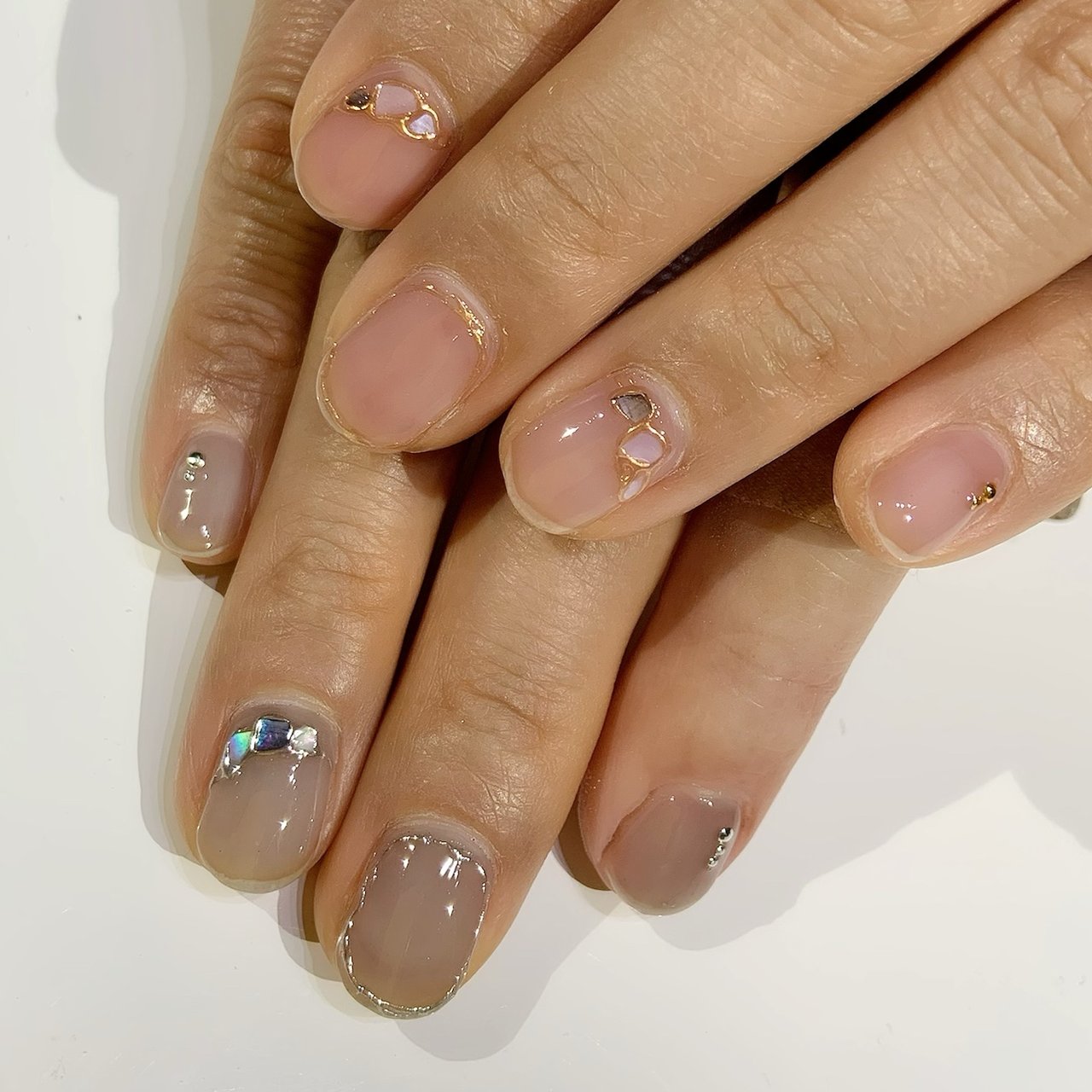 秋 冬 オールシーズン ハンド ジェルネイル Fuyuのネイルデザイン No ネイルブック