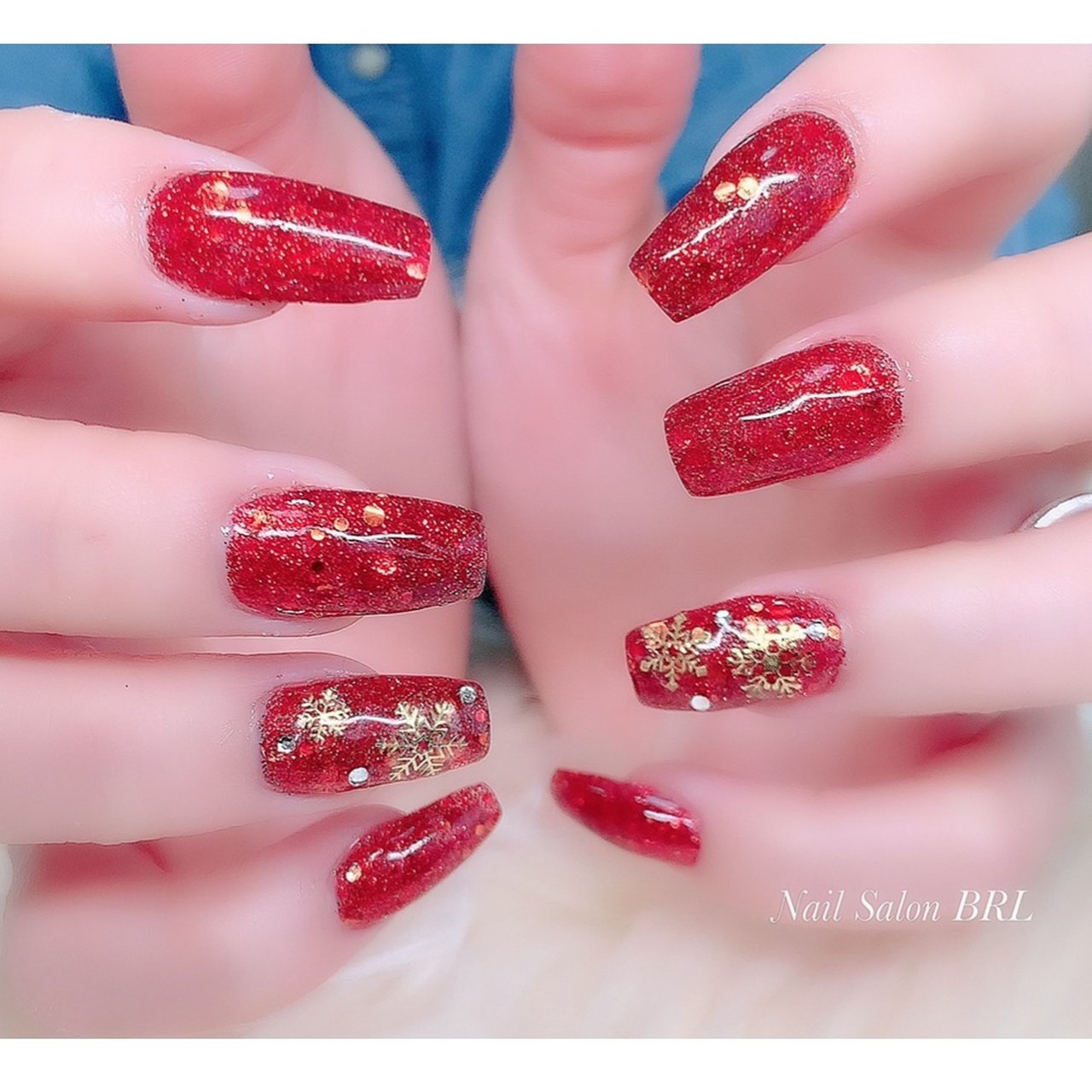 冬 バレンタイン クリスマス デート ハンド Nail Salon Brl ネイルサロン ベリル のネイルデザイン No ネイルブック