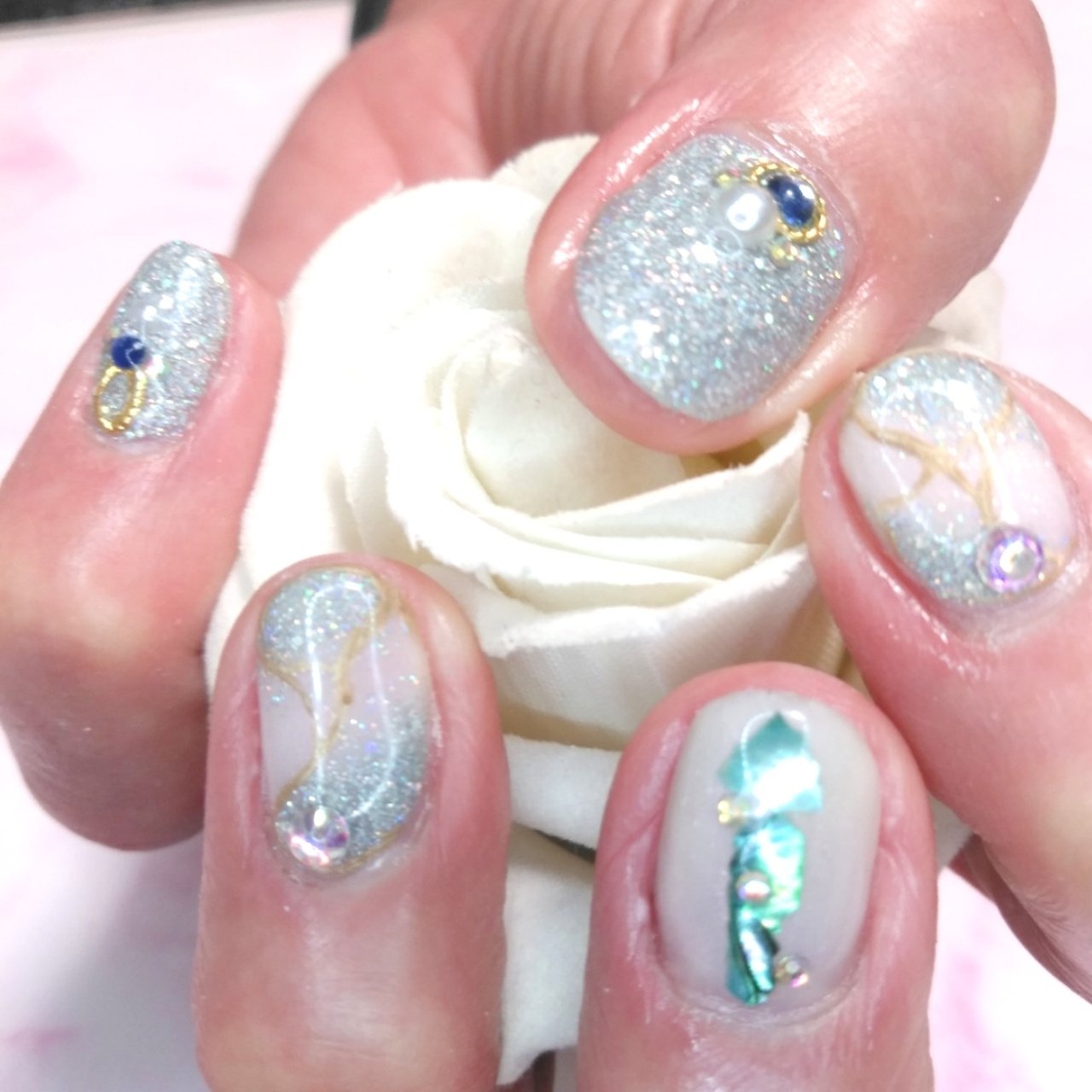 ジェルネイル お客様 ローズ コンフォートのネイルデザイン No ネイルブック