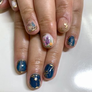 金縁ネイルのネイルデザイン ネイルブック