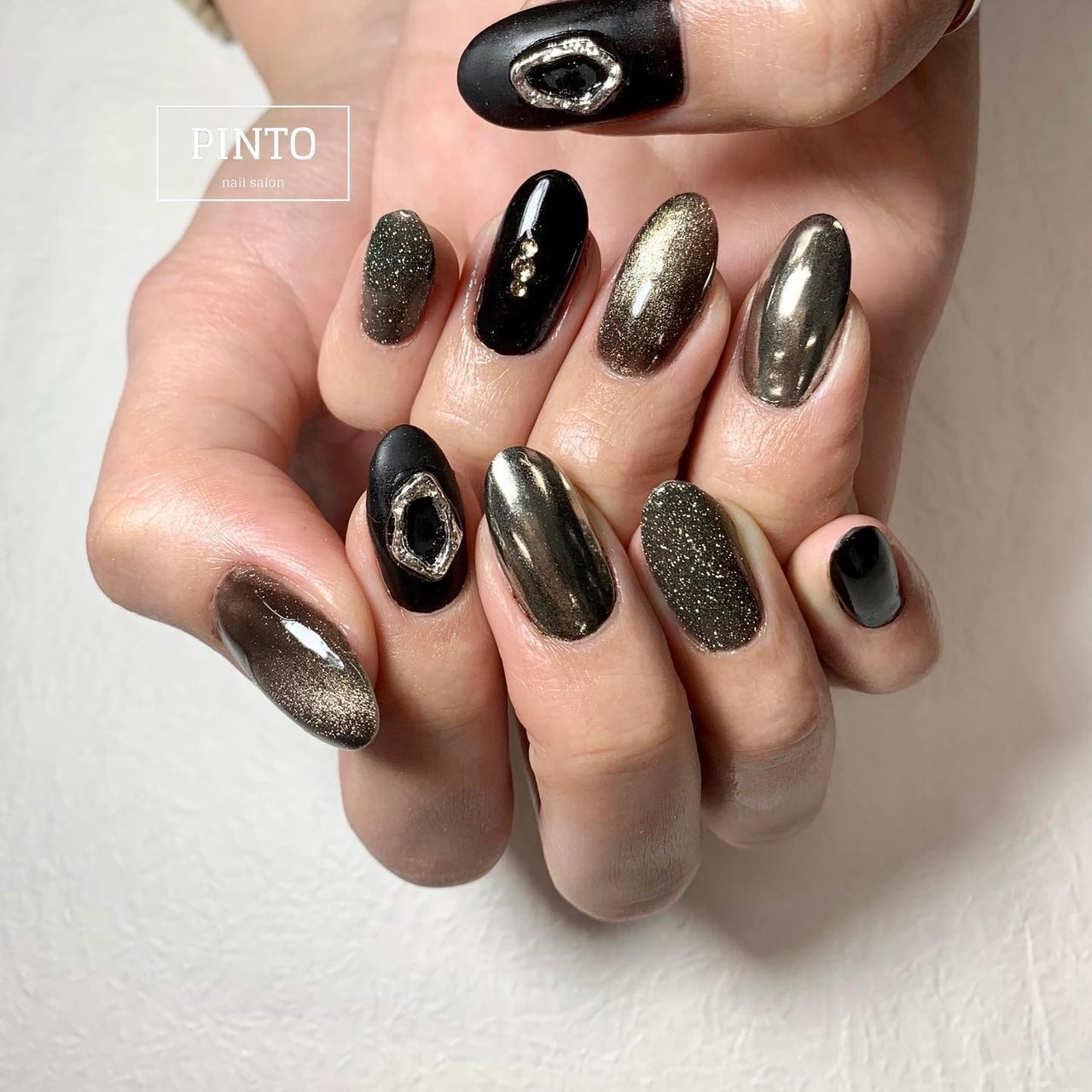 冬 オールシーズン ライブ スポーツ シンプル Nozomi Nailsalon Pintoのネイルデザイン No ネイルブック