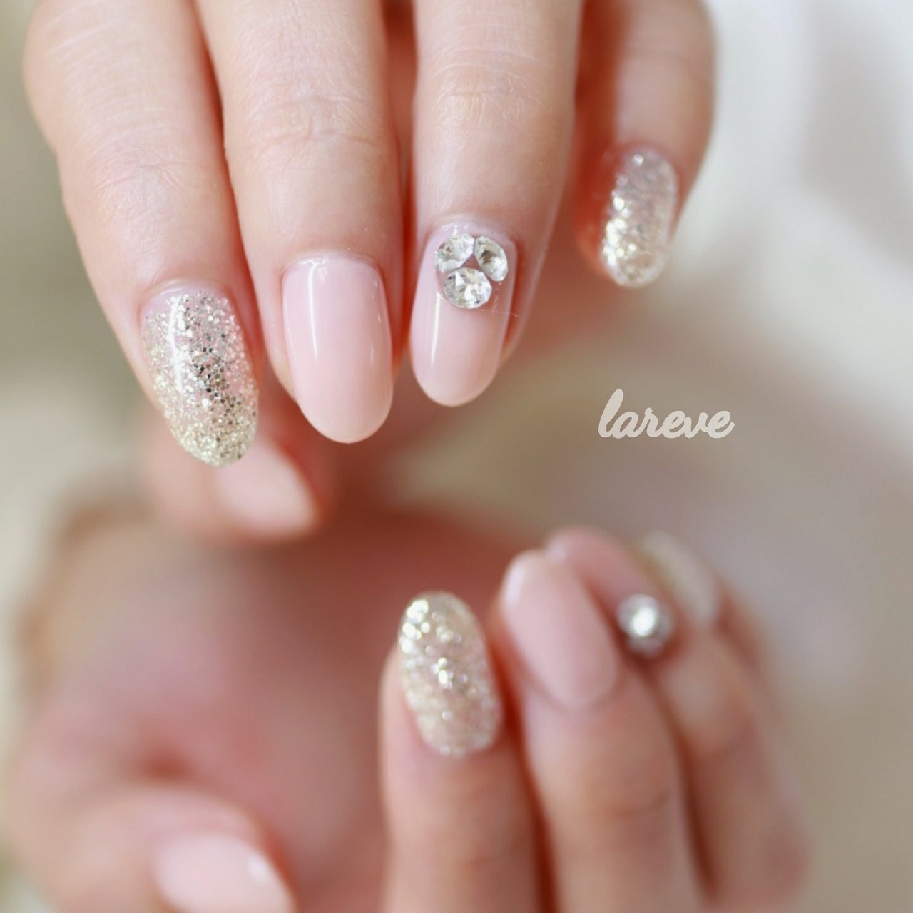 オールシーズン 成人式 卒業式 入学式 ハンド ネイルサロン ラレーヴのネイルデザイン No ネイルブック