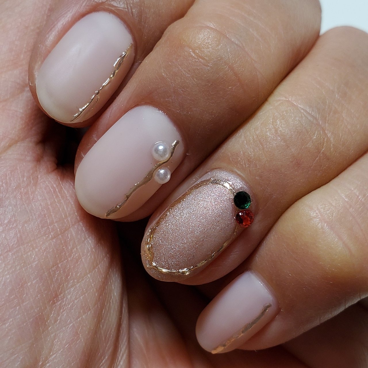 ハンド ショート ジェル セルフネイル ぽーのネイルデザイン No ネイルブック