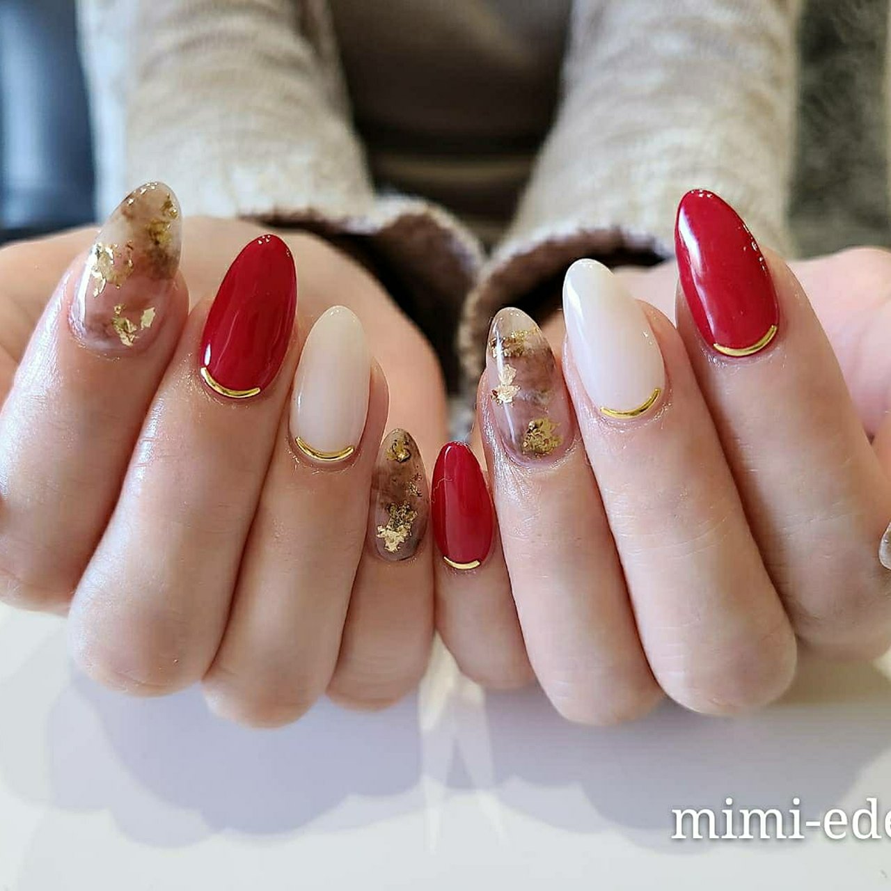 クリスマス パーティー デート 女子会 ハンド Nail Mimiedenのネイルデザイン No ネイルブック