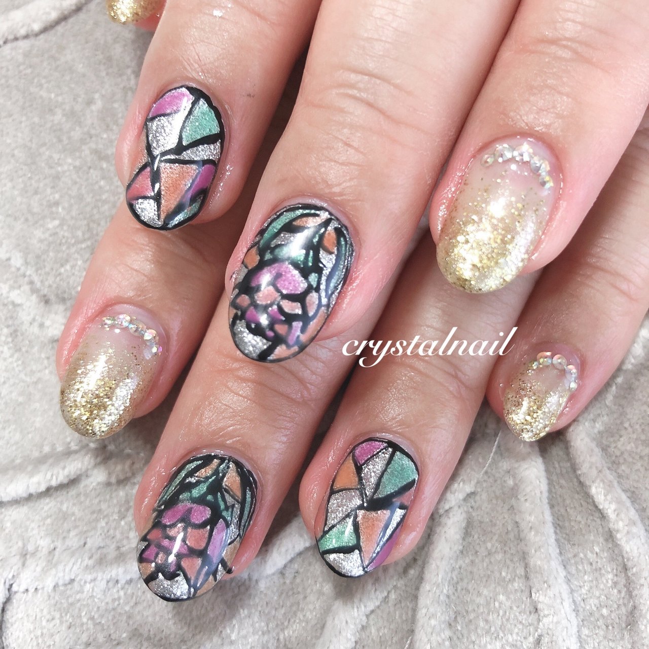 Crystal Nailのネイルデザイン No ネイルブック