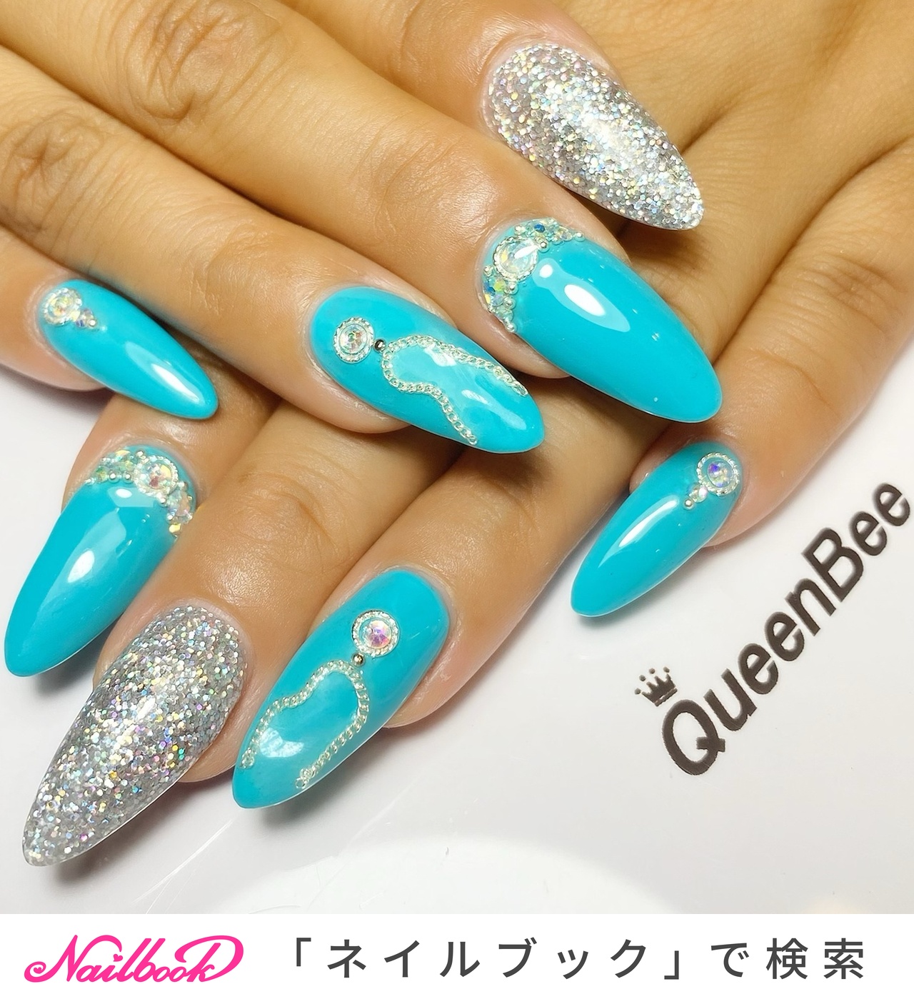 ベストコレクション ネイル デザイン ティファニー ブルー 良い人気の画像壁紙bahd