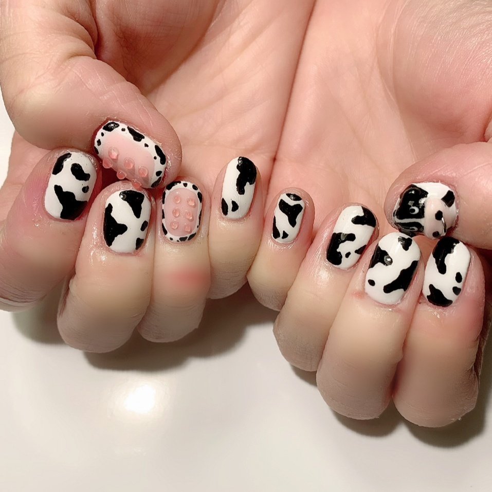 お正月 ハンド アニマル柄 キャラクター 3d Chie Omotoのネイルデザイン No ネイルブック