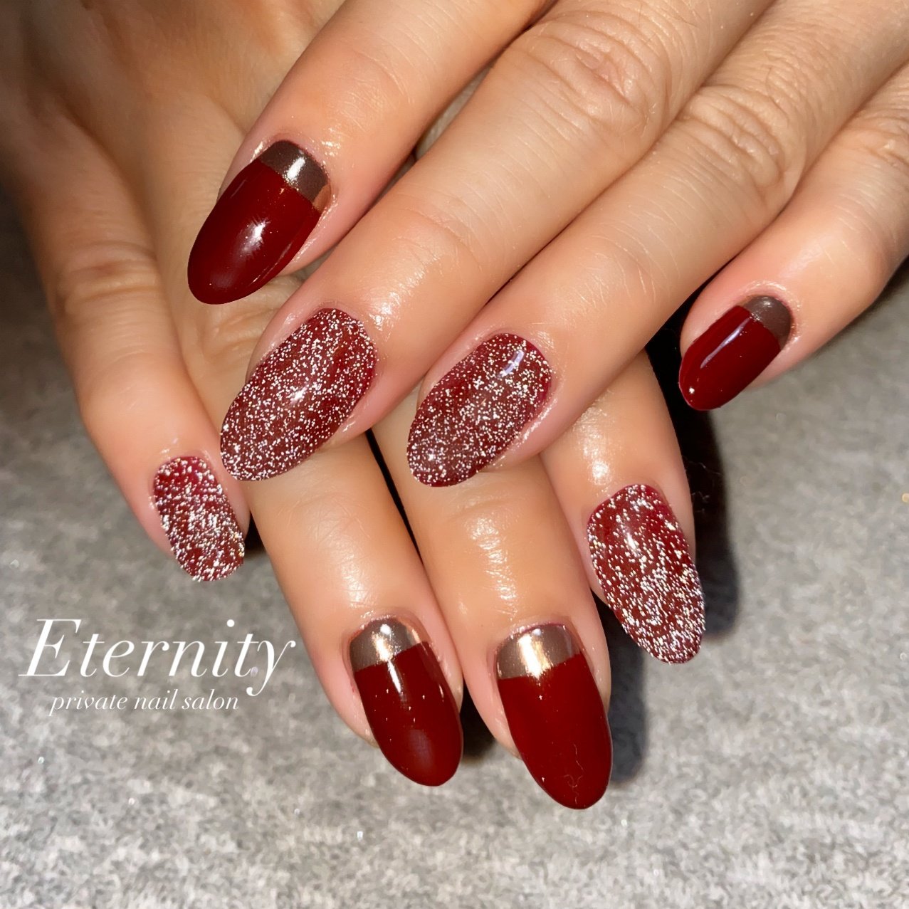 秋 冬 パーティー デート シンプル Nailsalon Eternityのネイルデザイン No ネイルブック