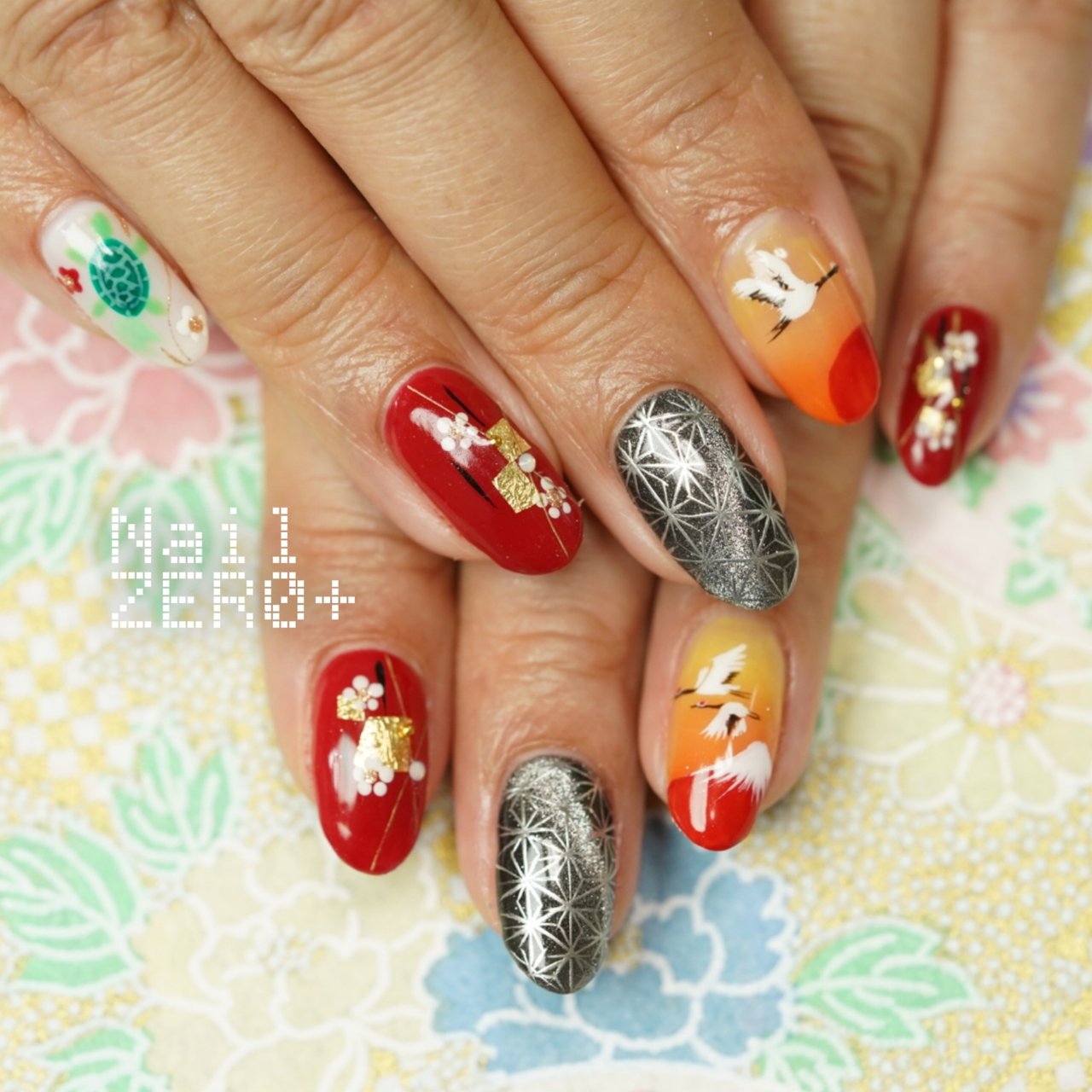 冬 お正月 成人式 女子会 ハンド 塩見隼人 池袋 ネイルゼロプラスのネイルデザイン No ネイルブック