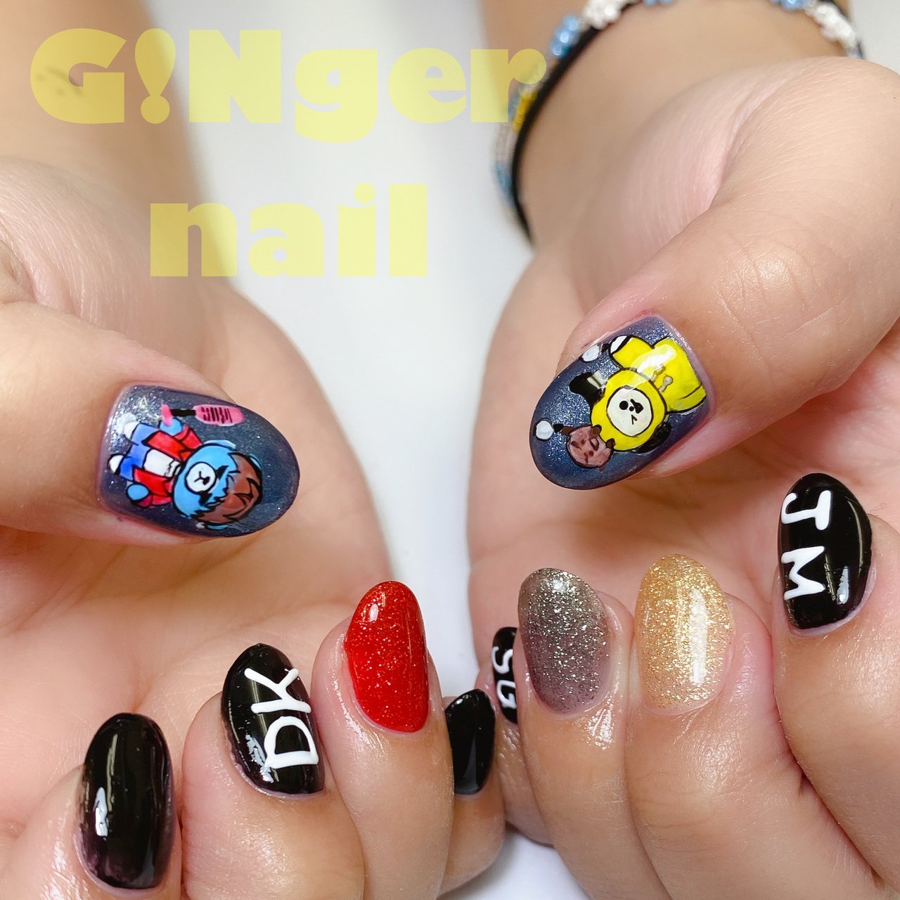 オールシーズン ライブ パーティー 女子会 ハンド Ginger Nail 代々木 ジンジャーネイルのネイルデザイン No ネイルブック