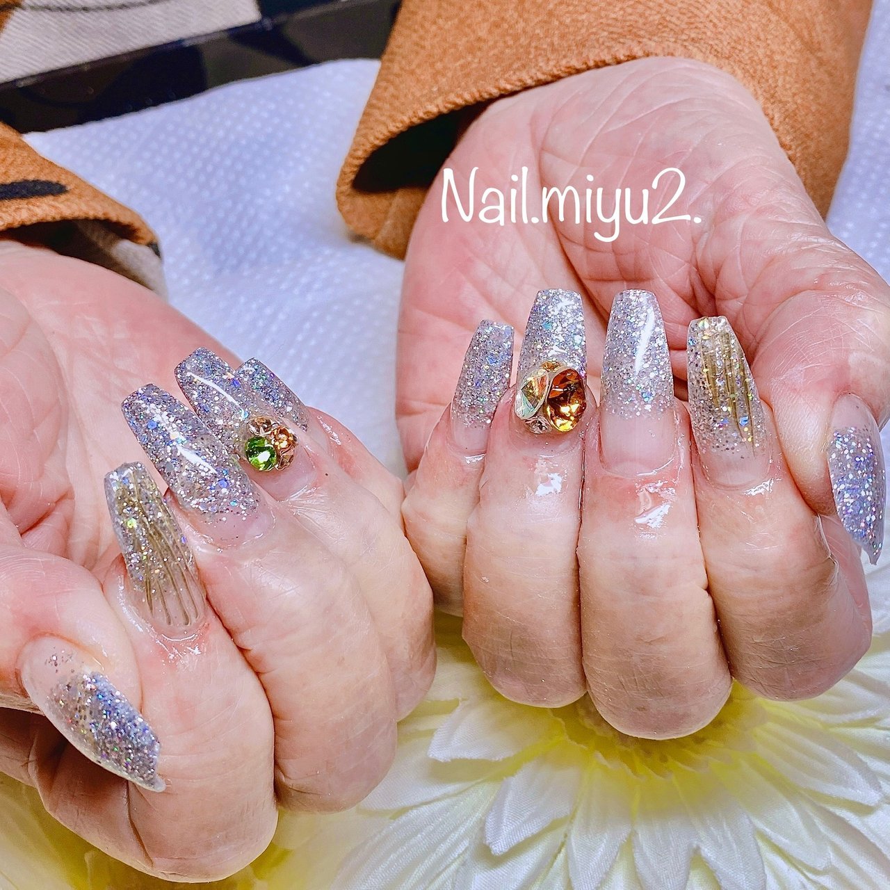 冬 お正月 成人式 パーティー ハンド Miyuki Nakayamaのネイルデザイン No ネイルブック