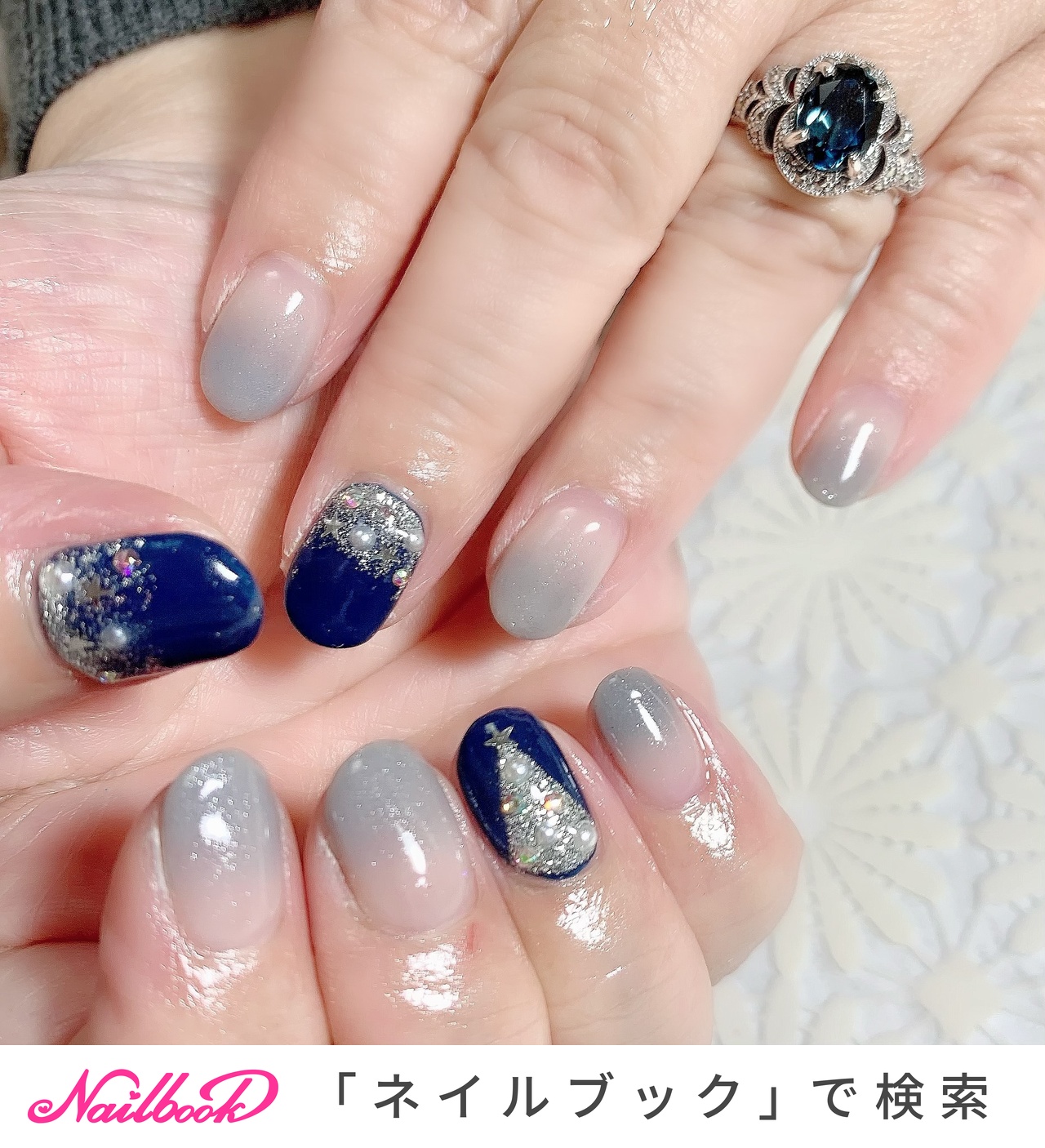 冬 クリスマス パーティー 女子会 ハンド Only Nail 西船橋南口徒歩6分 のネイルデザイン No ネイルブック