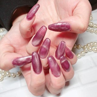 おすすめ順 マグネット スカルプチュア スクエアオフのネイルデザイン ネイルブック