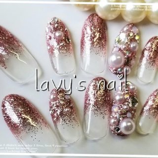 22年 新着順 ネイルチップ サンプルチップ グリッターグラデーションネイルのネイルデザイン ネイルブック