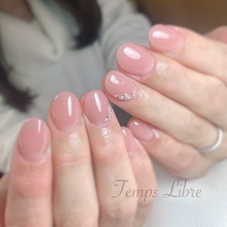 ショート ピンク スカルプチュアのネイルデザイン ネイルブック