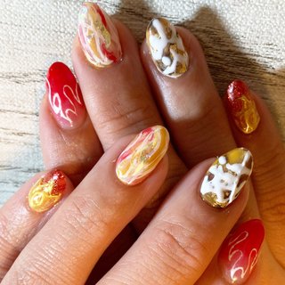 🌟 #お客様ネイル
#ジェルネイル
#持ち込みアート
#アートし放題
・
・
まだまだ❤
【#きめつネイル✨🔥🔥🔥】
 
・
・

★
#きめつのやいば #きめつ #鬼滅ネイル #煉獄さん #鬼滅 #鬼滅の刃 #れんごく #推し #ネイル #かわいい #クリスマス #パーティー #kimetsunoyaiba #nailart #rengokukyoujorou 
★

・
・
・
#フットケアサロンsleeping
#すりーぴんぐ
#sleeping
#埼玉県戸田市
★
#nail 
#日本 #可爱 #네일 #귀여운 #일본
➖➖➖➖➖➖➖➖
★
☆
★
🌱 mami🌿 #冬 #お正月 #成人式 #パーティー #ハンド #グラデーション #ホログラム #痛ネイル #キャラクター #タイダイ #レッド #イエロー #カラフル #ジェルネイル #お客様 #🌱すり～ぴんぐ🌱 #ネイルブック