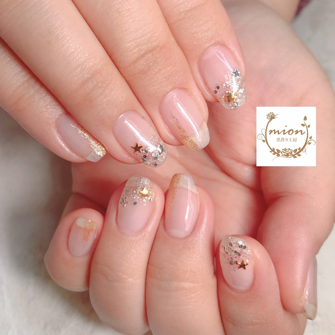 冬 クリスマス オフィス シンプル 星 ネイリストキミのネイルデザイン No ネイルブック