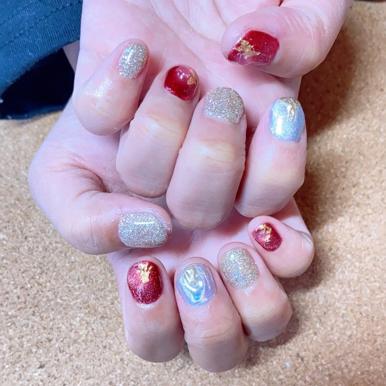 冬 お正月 バレンタイン 旅行 ハンド ココナッツパンのネイルデザイン No ネイルブック