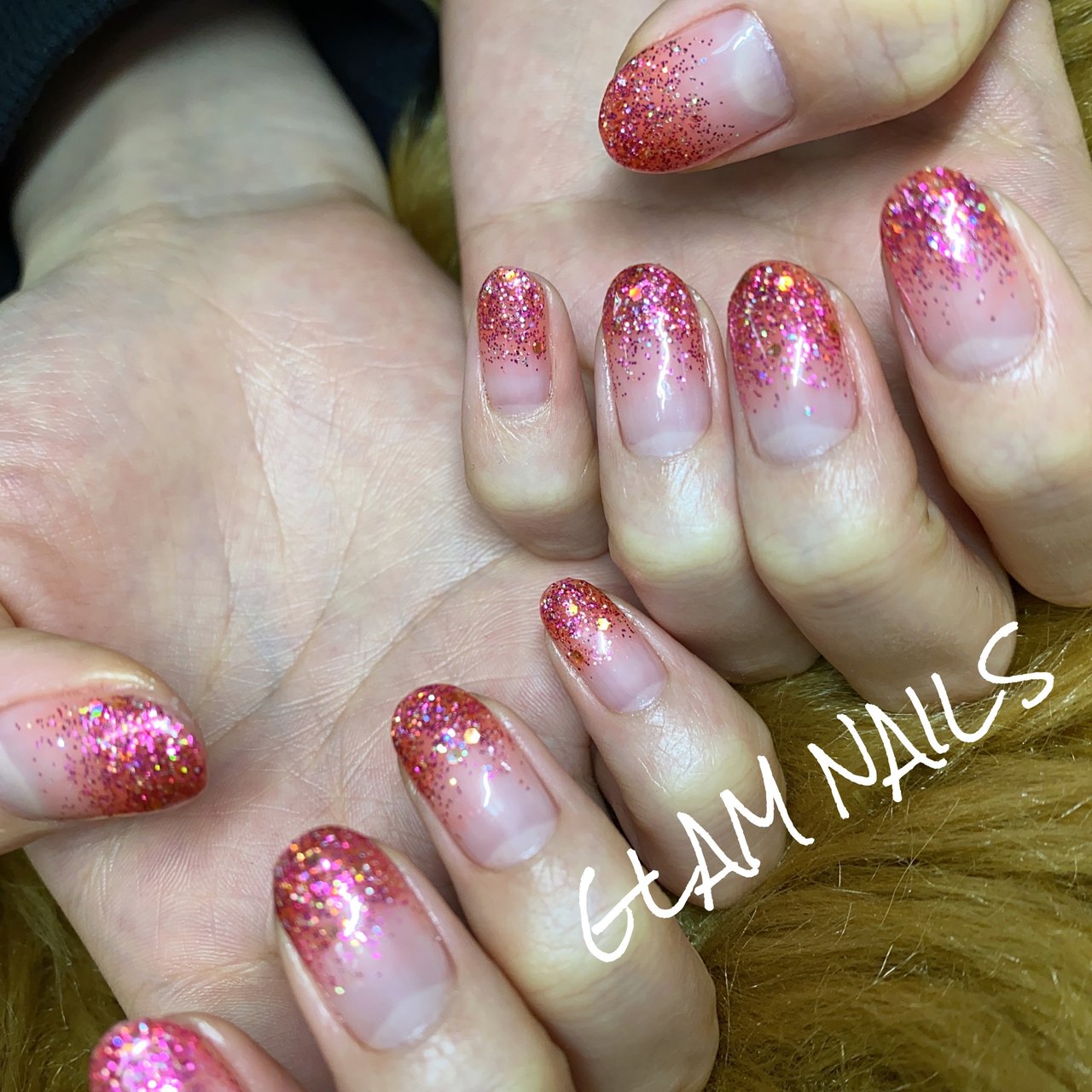 冬 クリスマス ハンド グラデーション ラメ Asami Glam Nのネイルデザイン No ネイルブック