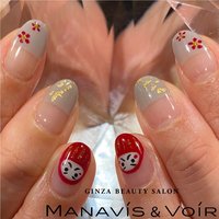 だるまネイルのネイルデザイン ネイルブック